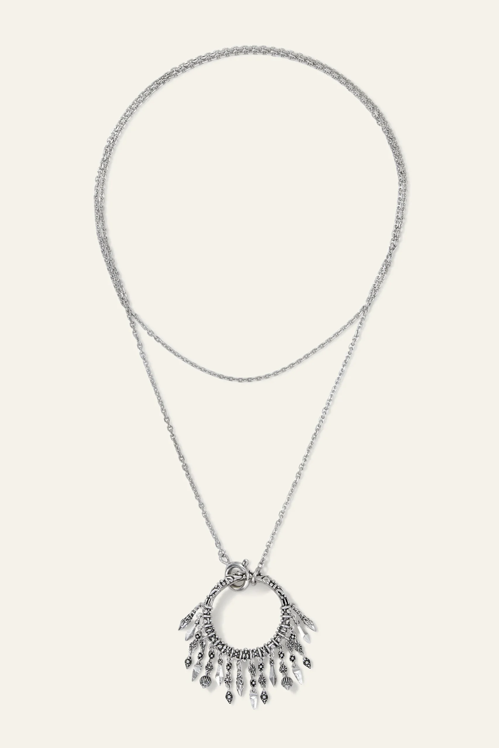 LINA collar largo con aro