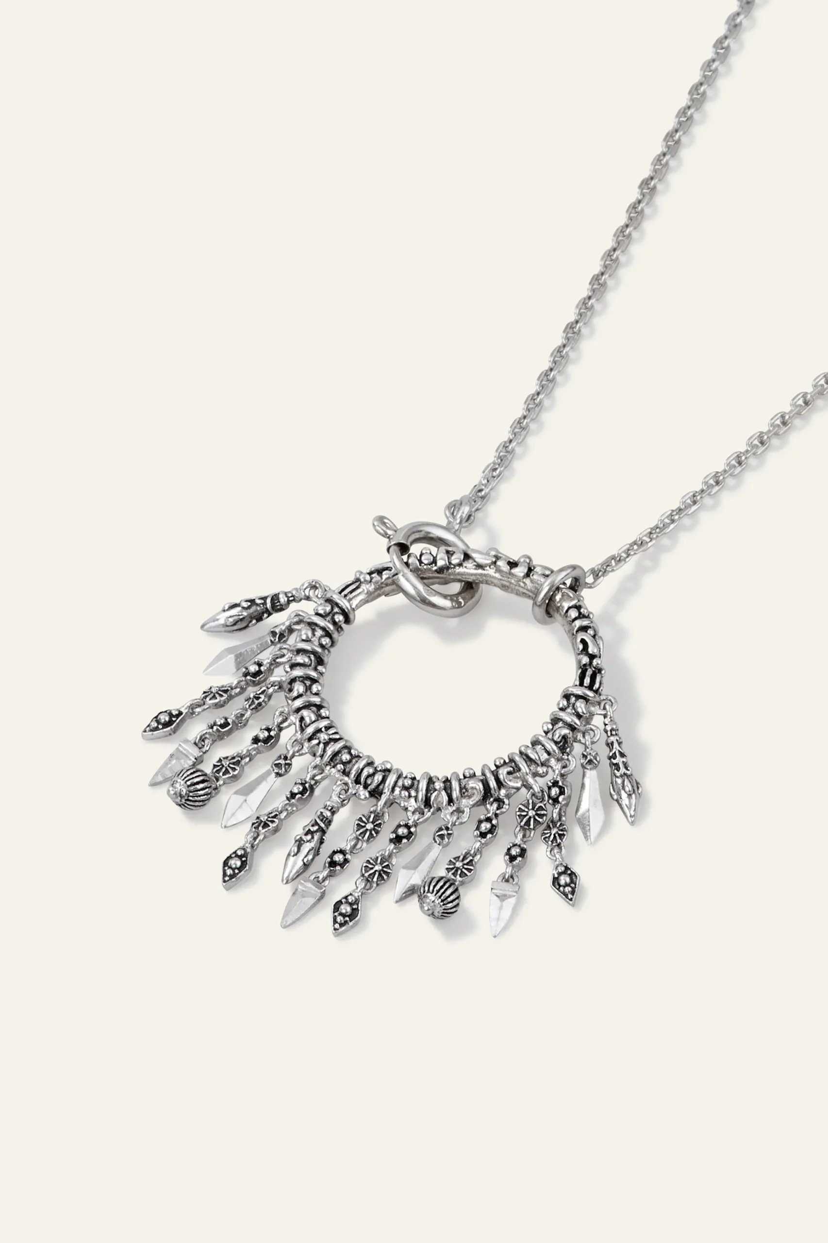 LINA collar largo con aro