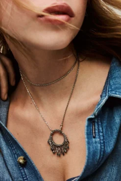 LINA collar largo con aro