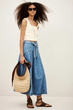 LONIA falda midi