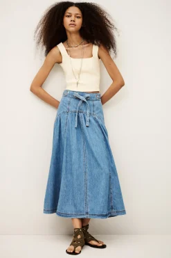 LONIA falda midi