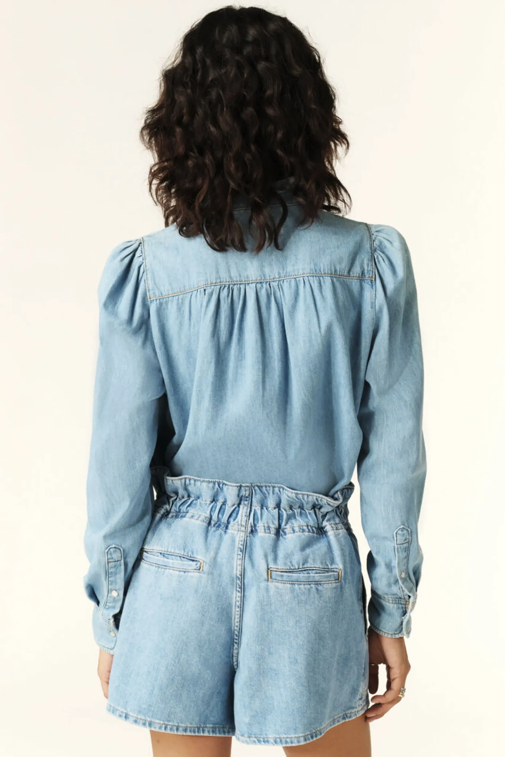 MABO pantalones cortos de cintura alta