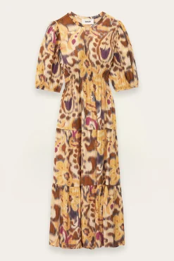 MADELIA vestido midi estampado