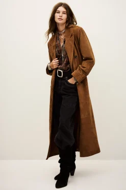 MAINA trench-style coat