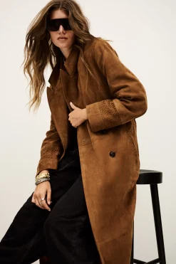 MAINA trench-style coat