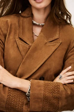 MAINA trench-style coat