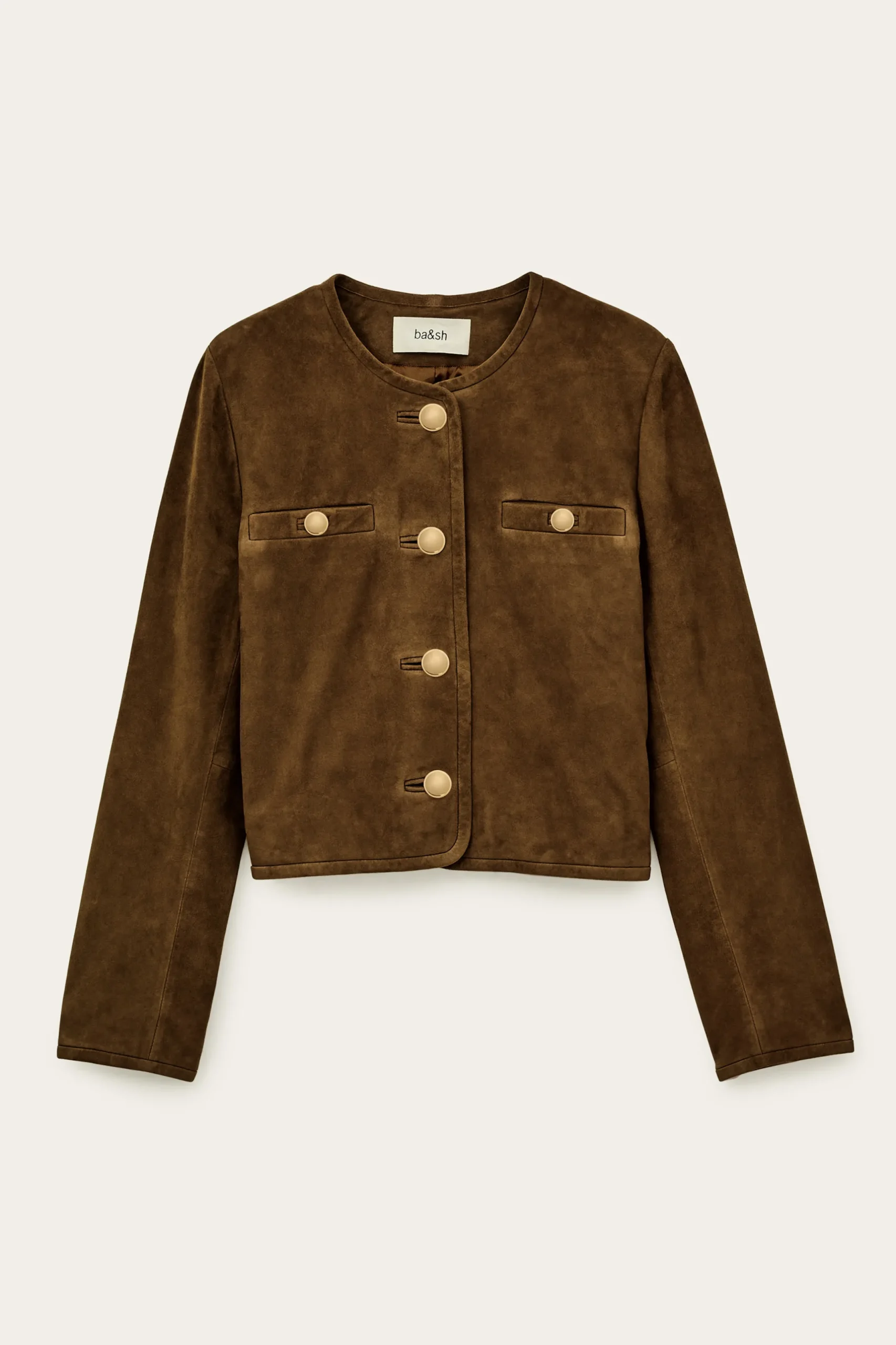 MELLA chaqueta corta de ante