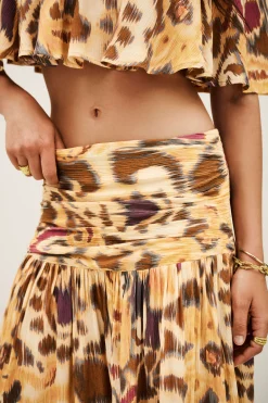 MIACOMA falda midi estampada