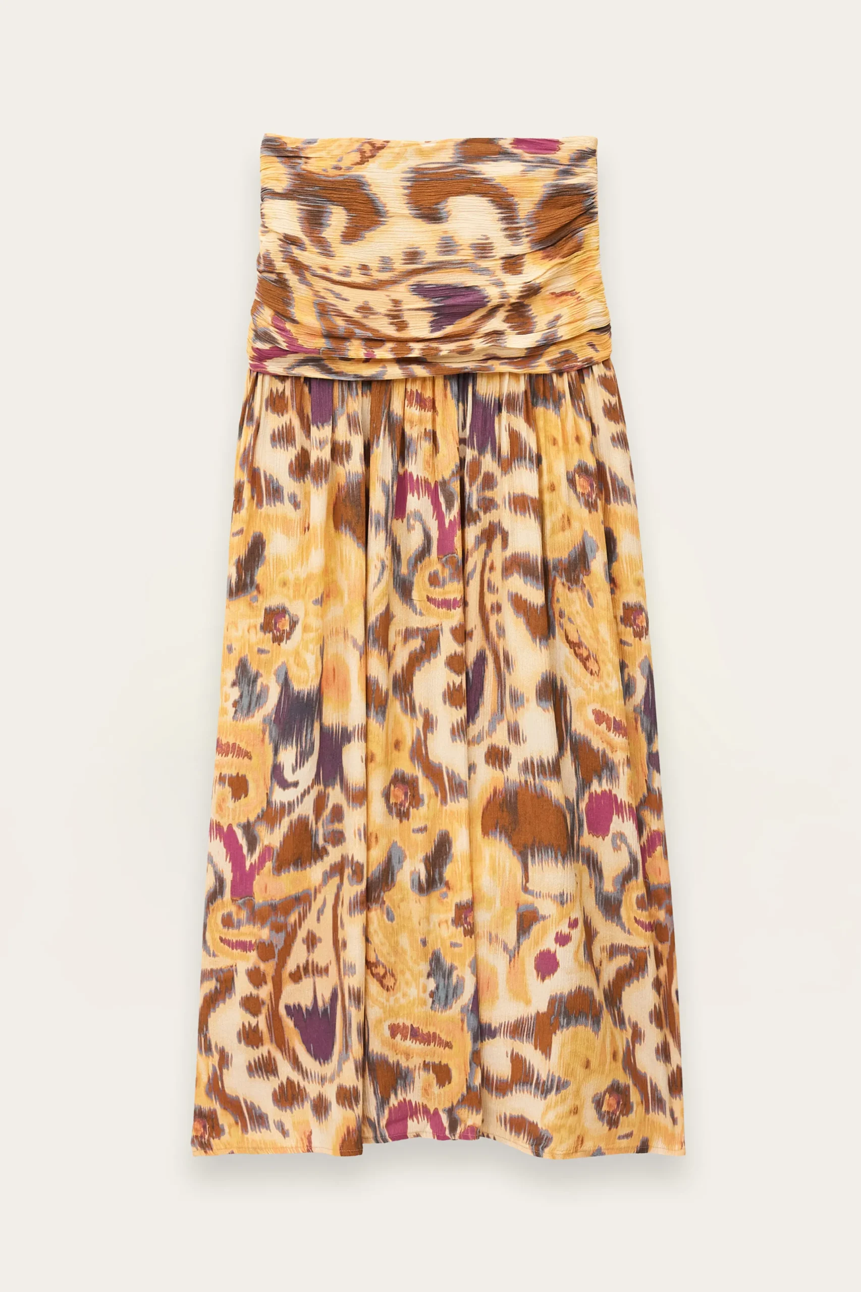 MIACOMA falda midi estampada