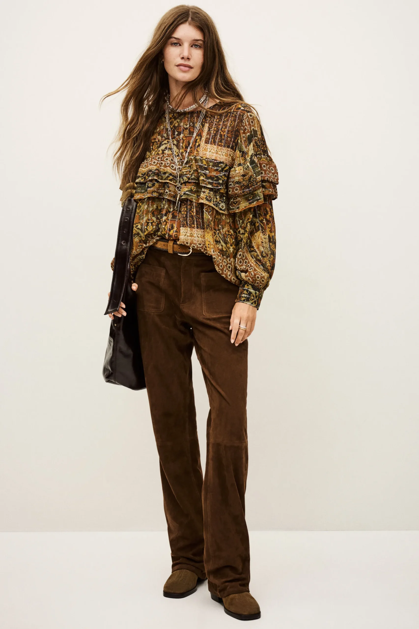 MOSSI wide-leg trousers