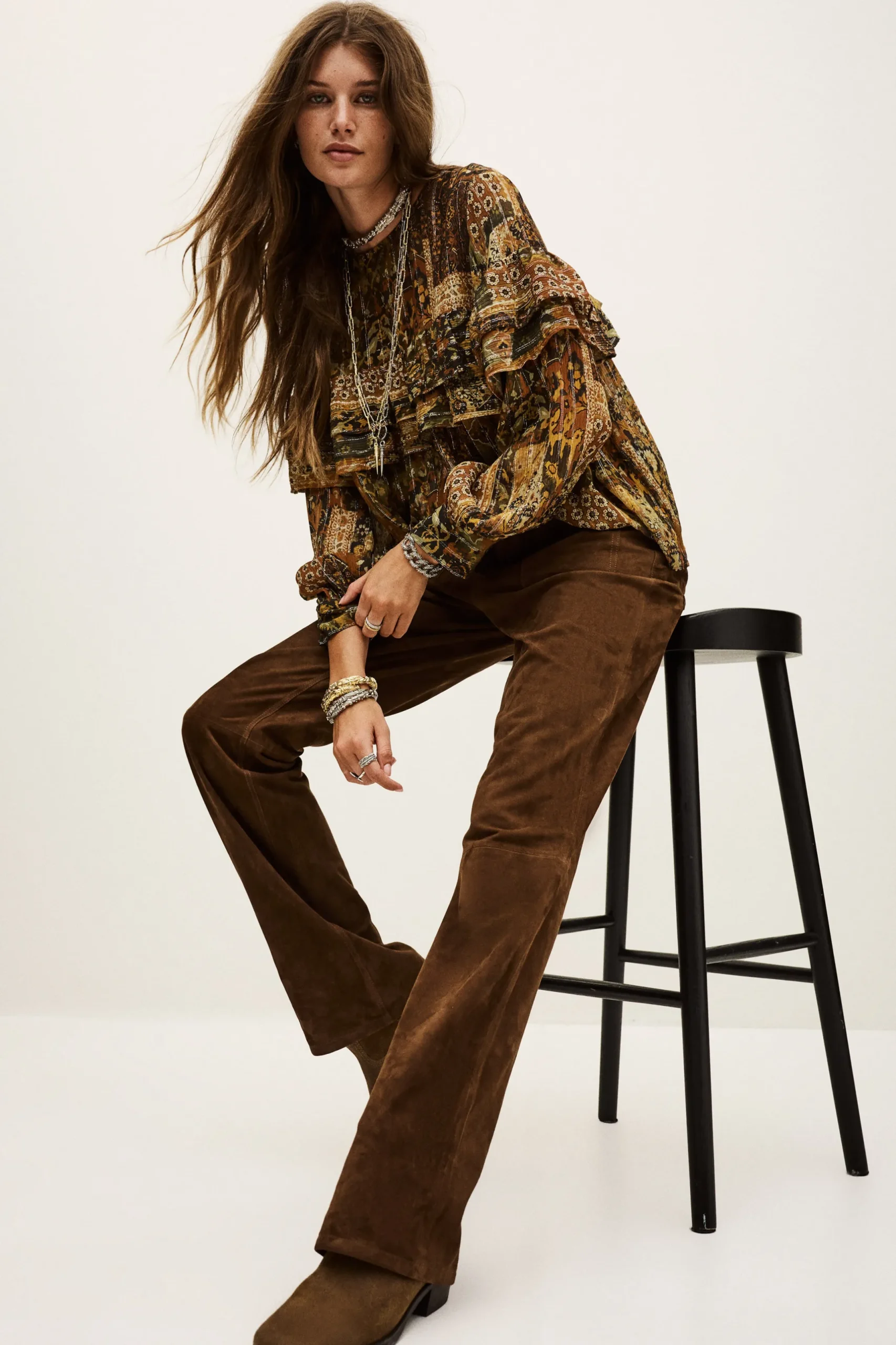 MOSSI wide-leg trousers