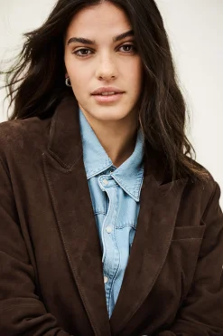 MOSTY blazer larga de traje