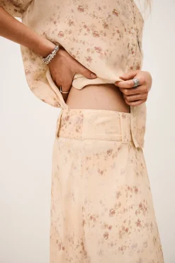 NATTALINA falda larga estampada