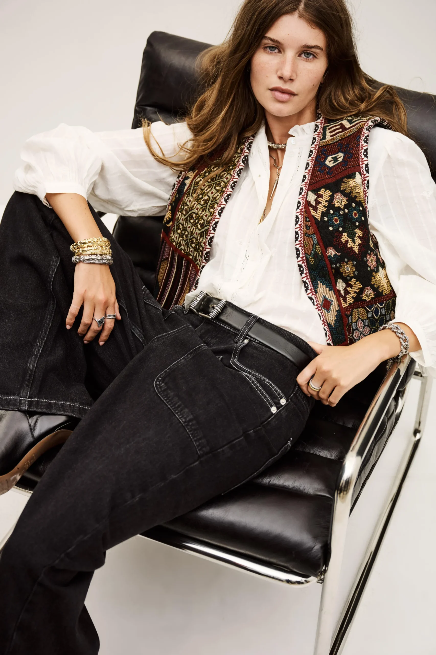 NOEL vaqueros rectos