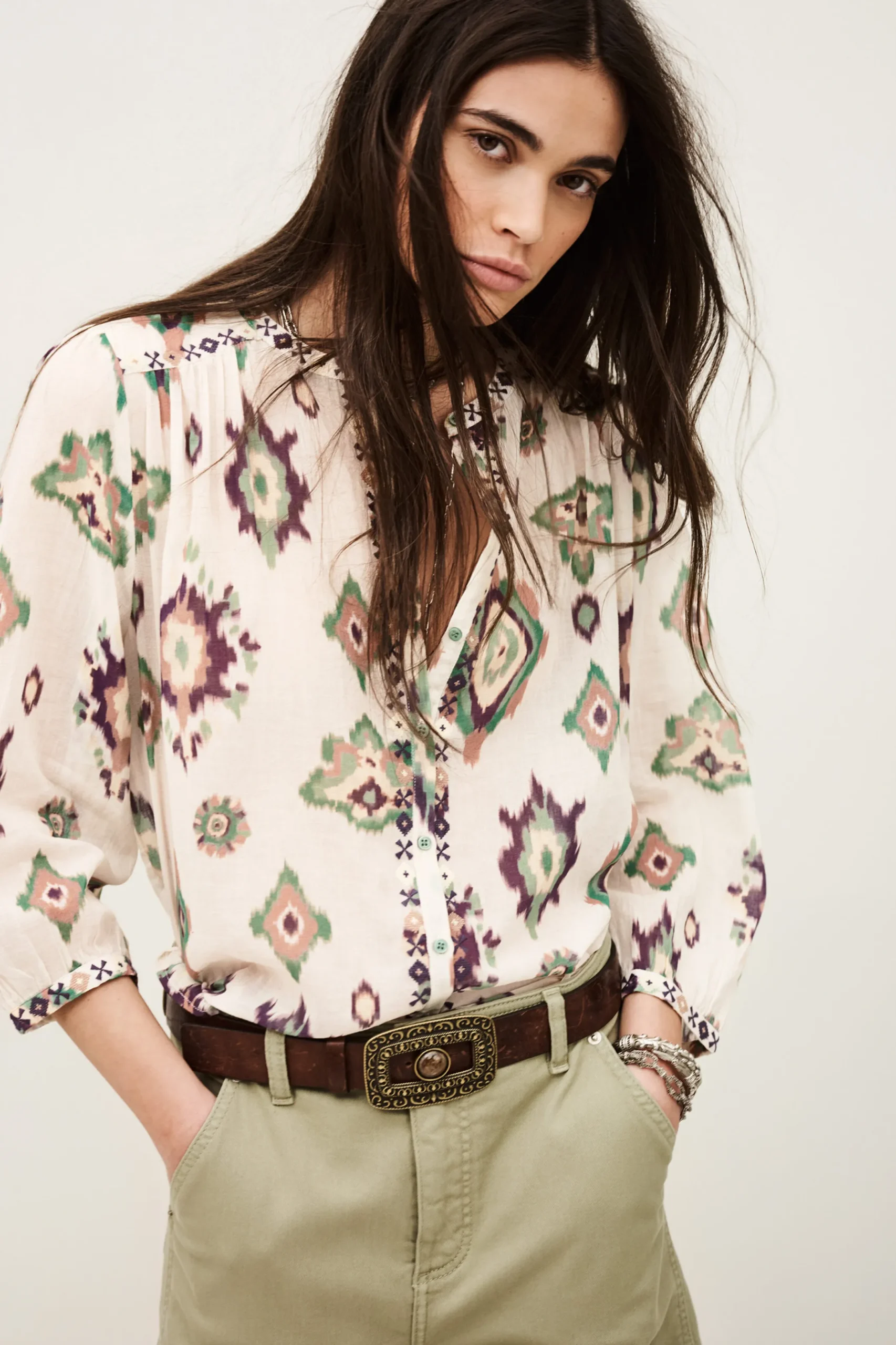 ODELIE camisa estampada