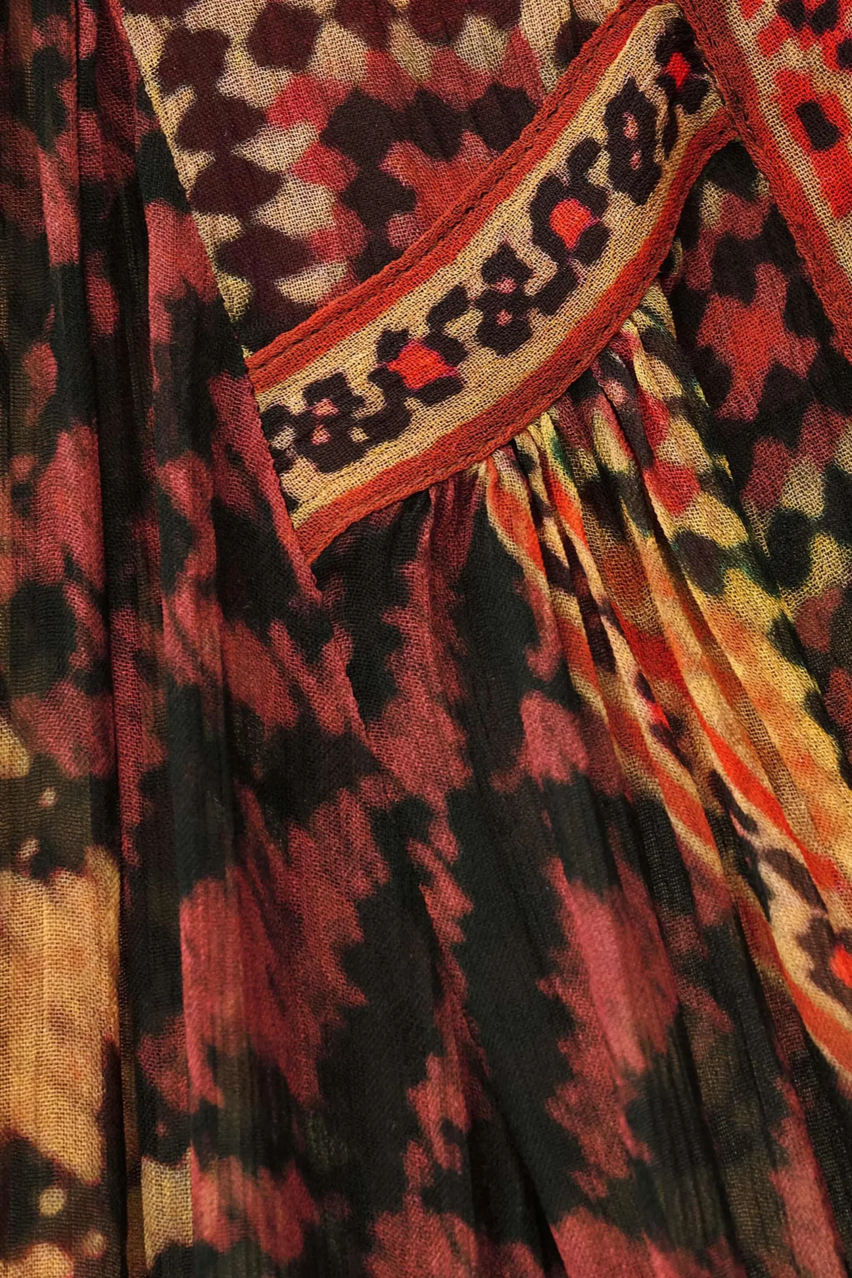 ODETTA blusa estampada con mangas