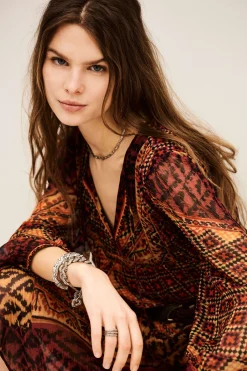 ORIA vestido midi suelto