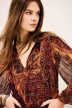 ORIA vestido midi suelto