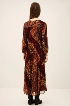 ORIA vestido midi suelto