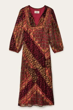 ORIA vestido midi suelto