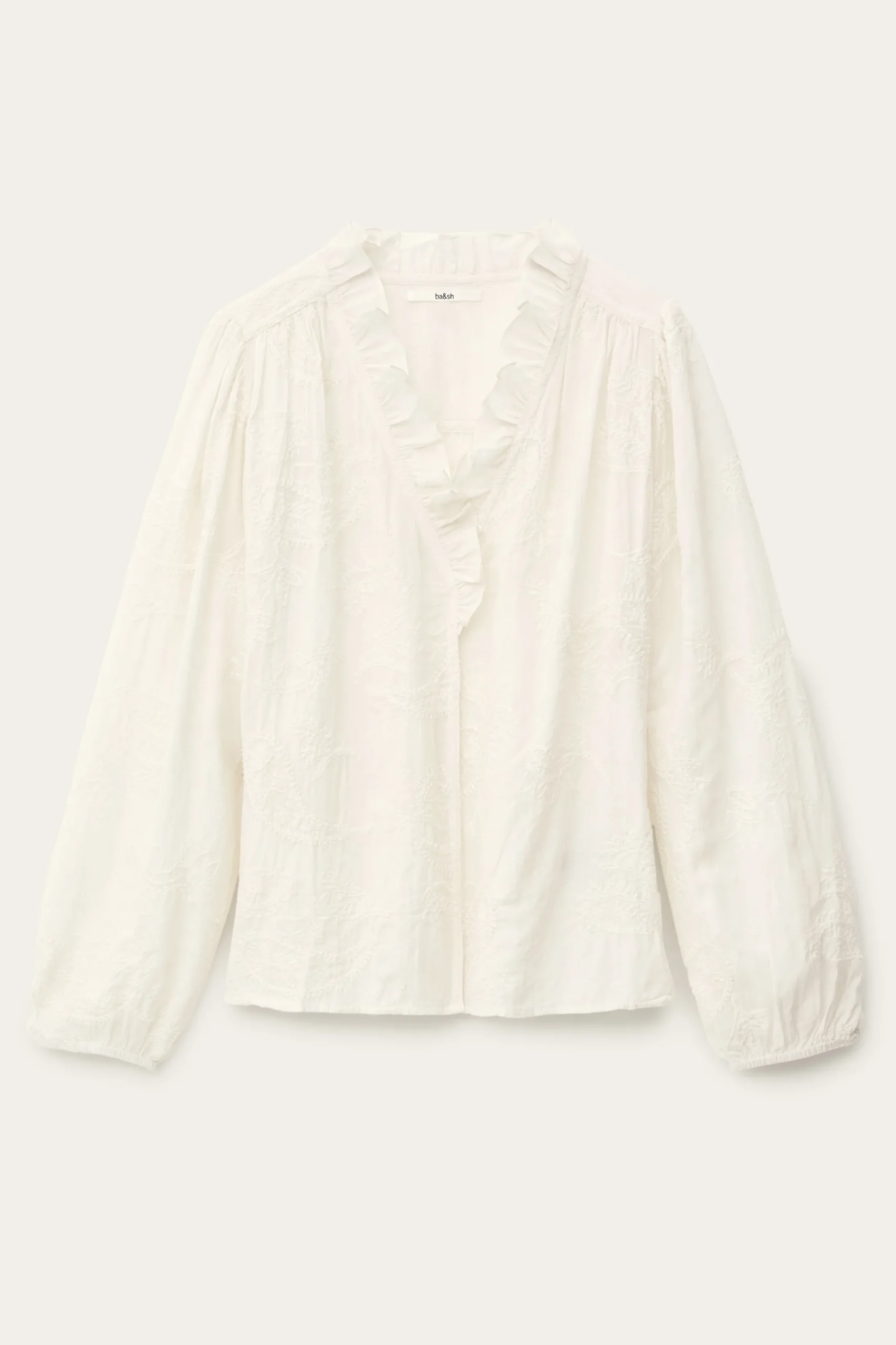 PETTY blusa jacquard ancha