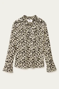 PIA blusa larga estampada