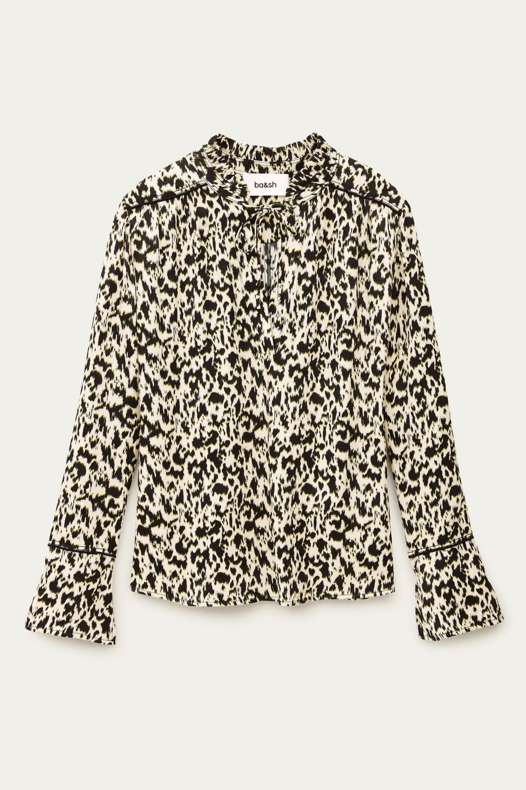 PIA blusa larga estampada