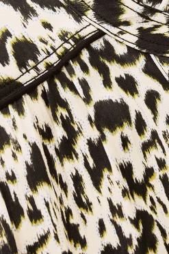 PIA blusa larga estampada