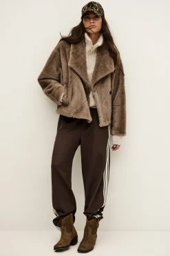 PINIE faux fur coat