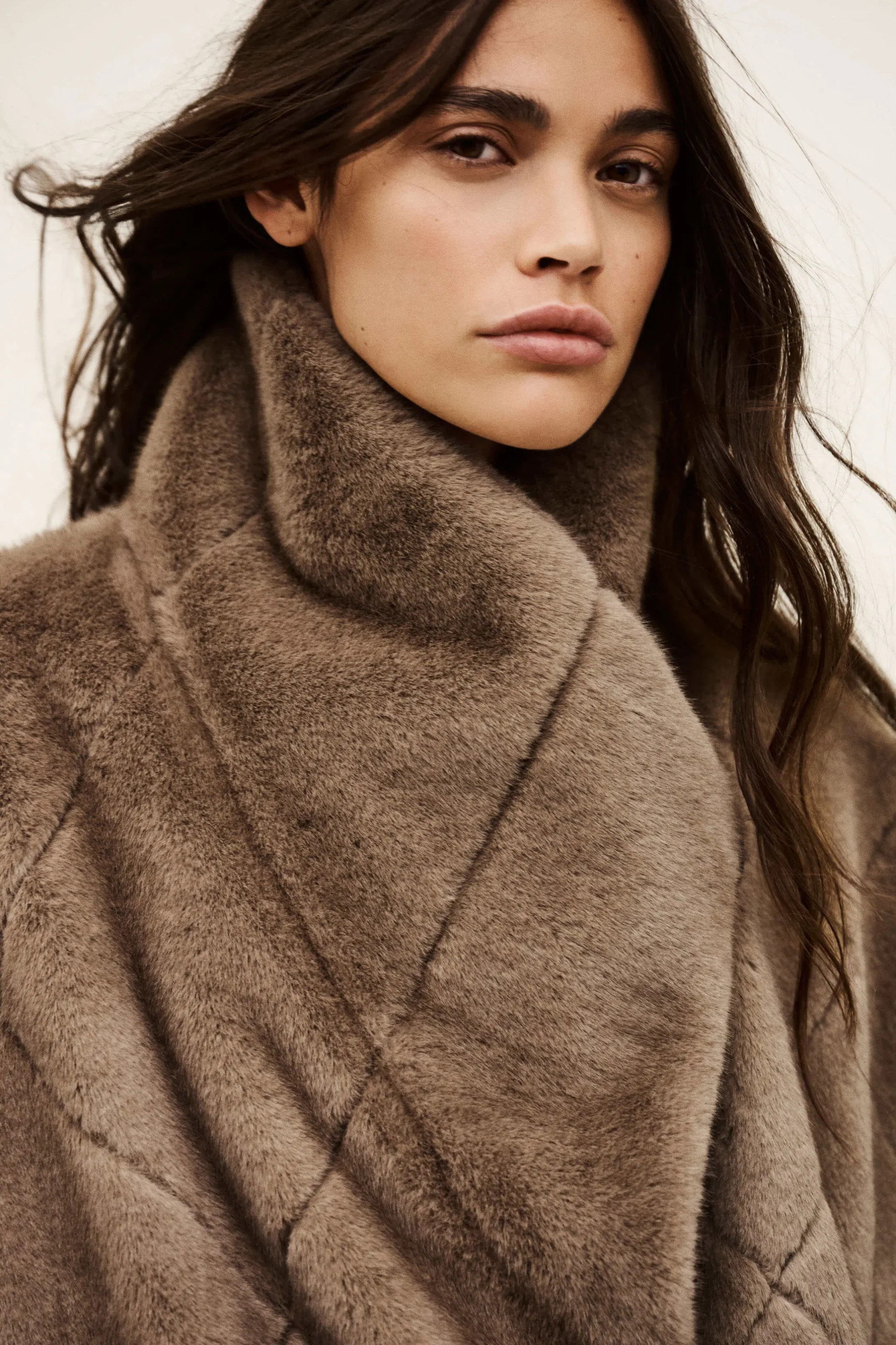PINIE faux fur coat