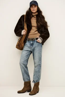 PINIE faux fur coat