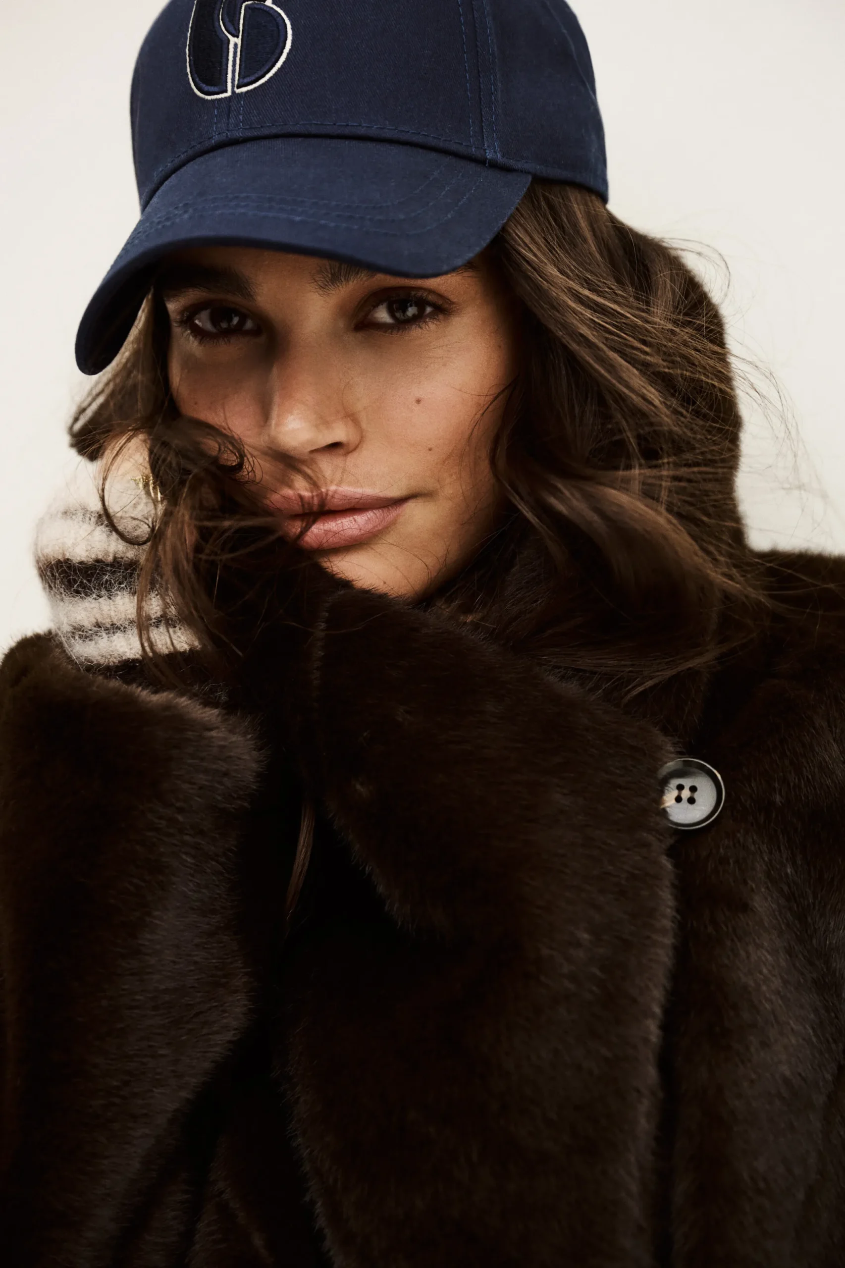 PINIE faux fur coat