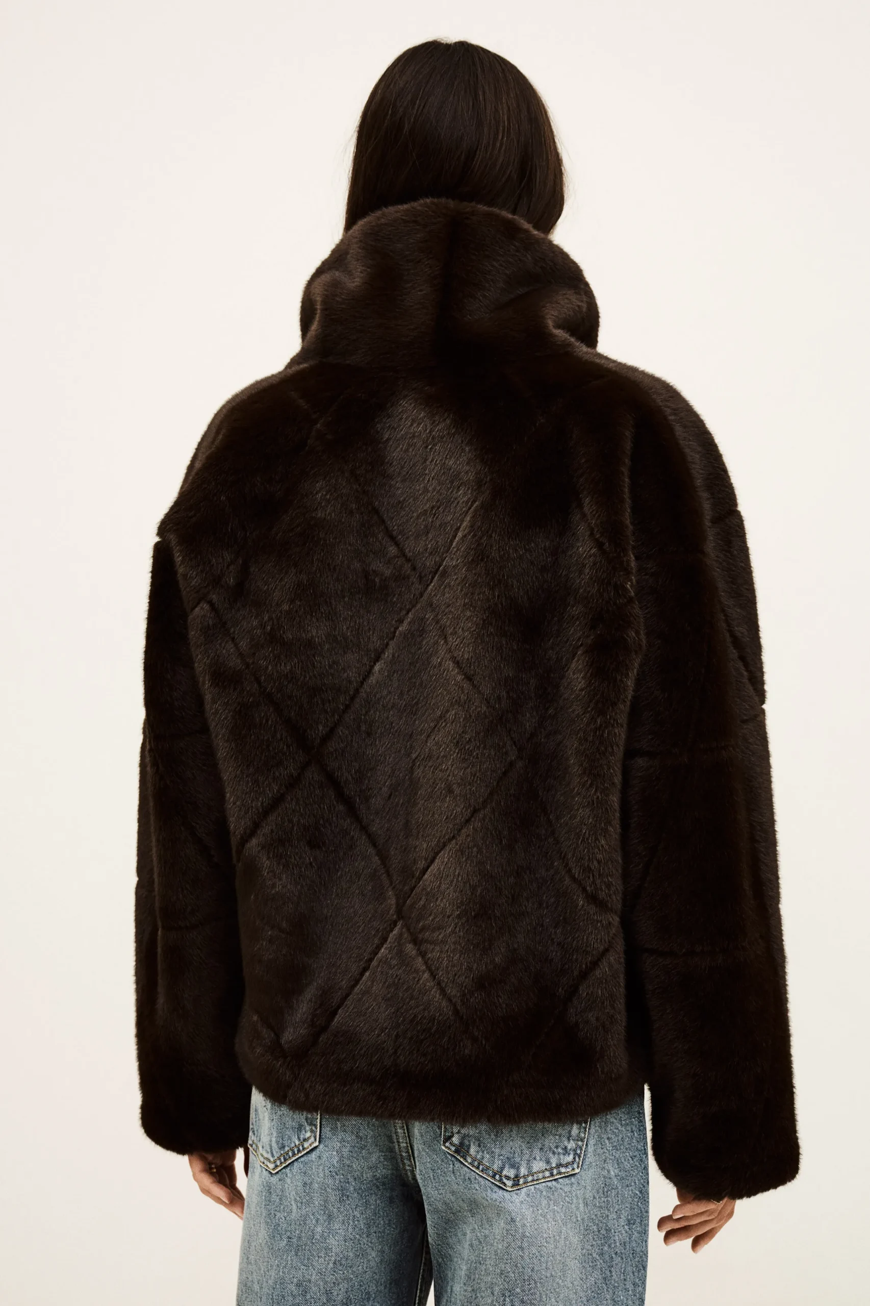 PINIE faux fur coat