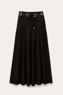 PONIA falda midi talle