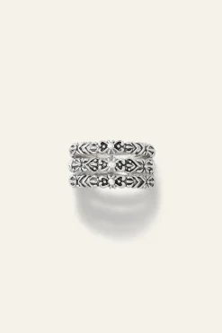 PRINCE anillo de aro con circonita
