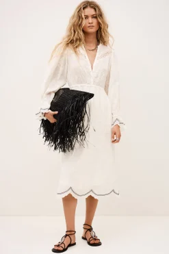PRISCO vestido midi de jacquard