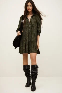 ROSYNA vestido camisero corto