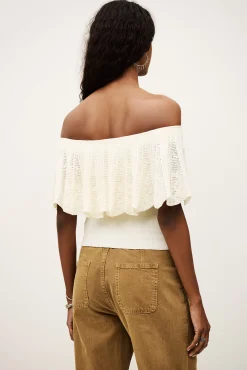 SALDA top con hombros descubiertos