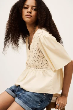 SALVI blusa de manga corta