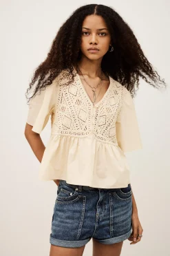 SALVI blusa de manga corta
