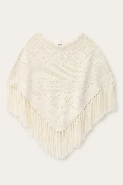 SANDY poncho de punto de algodón