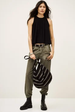 SERRES openwork knit tank top