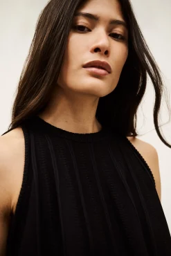 SERRES openwork knit tank top
