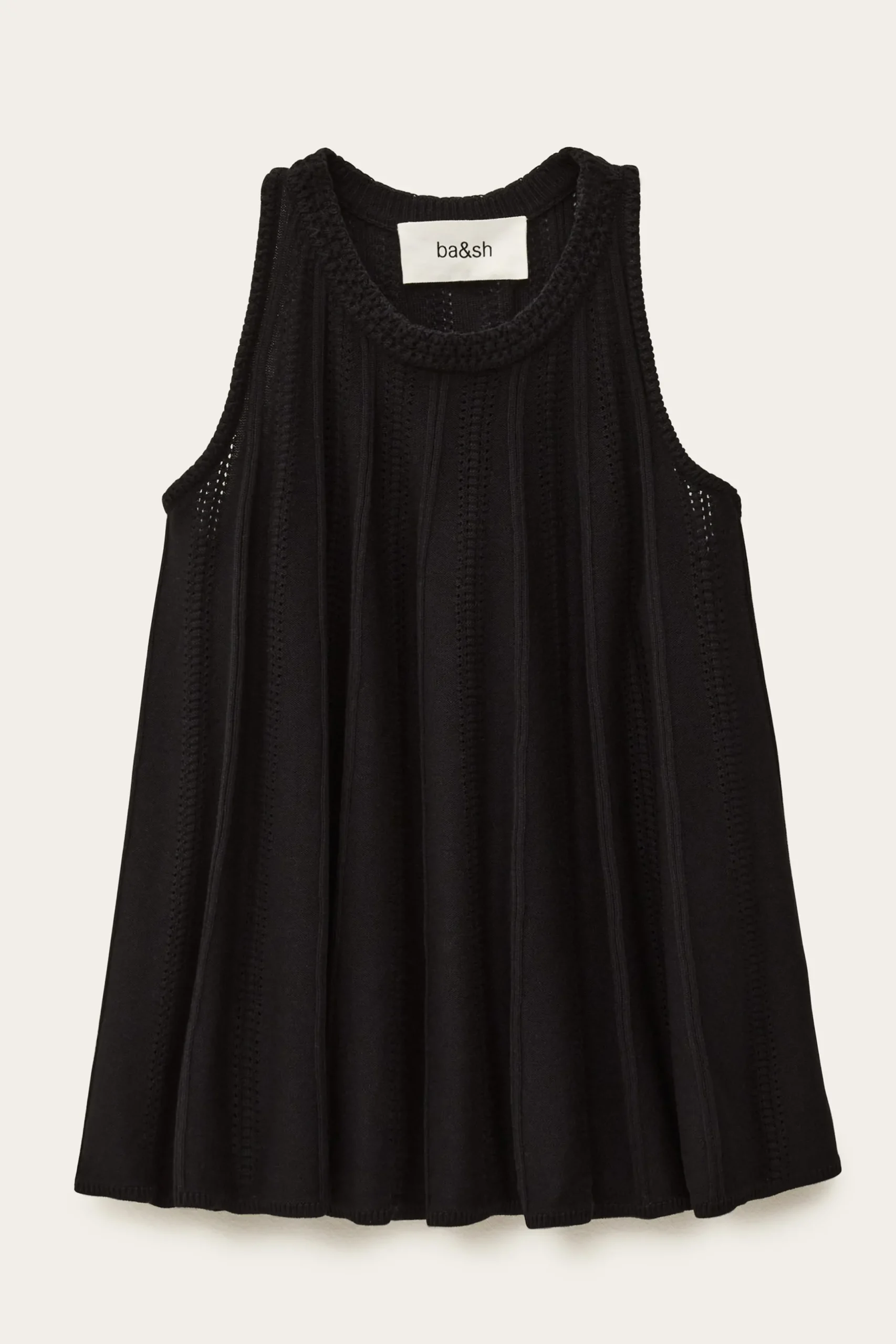 SERRES openwork knit tank top