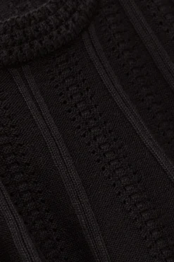 SERRES openwork knit tank top