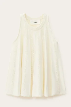 SERRES openwork knit tank top