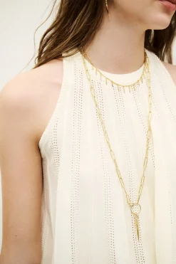 SERRES openwork knit tank top