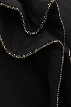 SILLA vestido one shoulder con volante