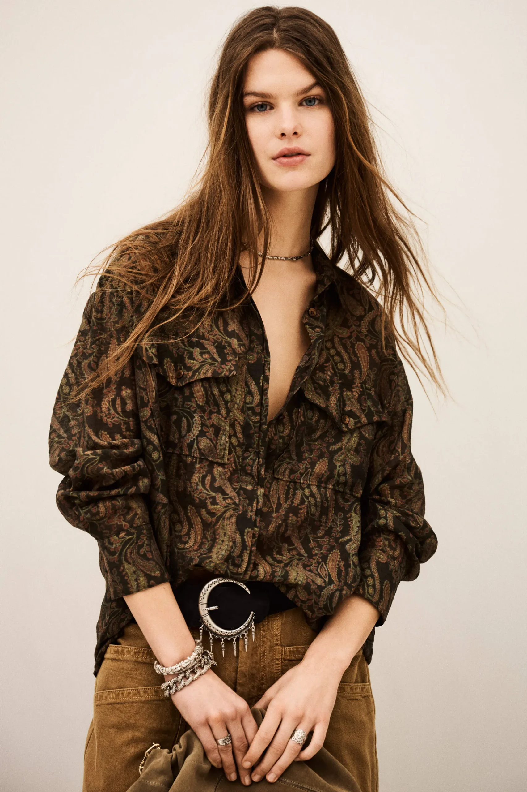TAO camisa oversize bohemia