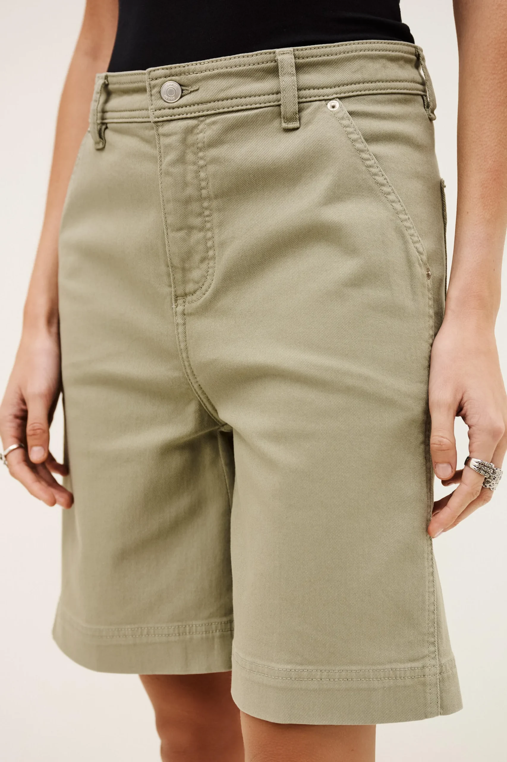 TODD bermudas anchas de algodón